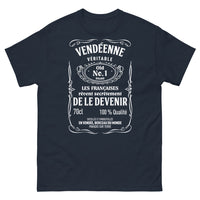 Thumbnail for T-shirt Vendéenne marine - Vendéenne véritable, fierté locale
