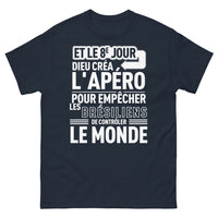 Thumbnail for T-shirt apéro marine - Et le 8e jour Dieu créa l'apéro