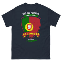 Thumbnail for T-shirt Portugal marine - Não sou perfeito, sou português