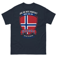 Thumbnail for T-shirt Norvégien marine - Je ne suis pas parfait mais je suis Norvégien