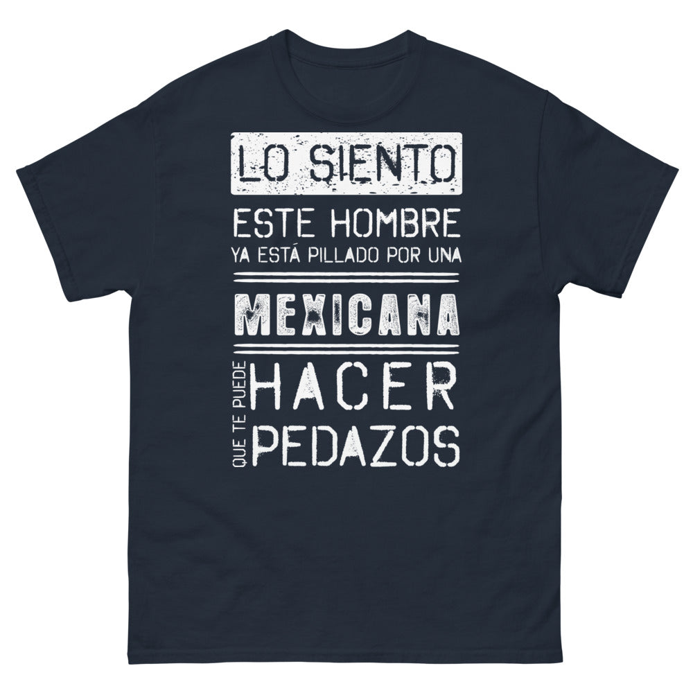 T-shirt Mexique marine - Lo Siento, Este Hombre ya Está Pillado