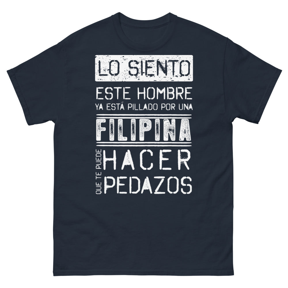 T-shirt Filipinos marine - Lo siento, este hombre ya está pillado