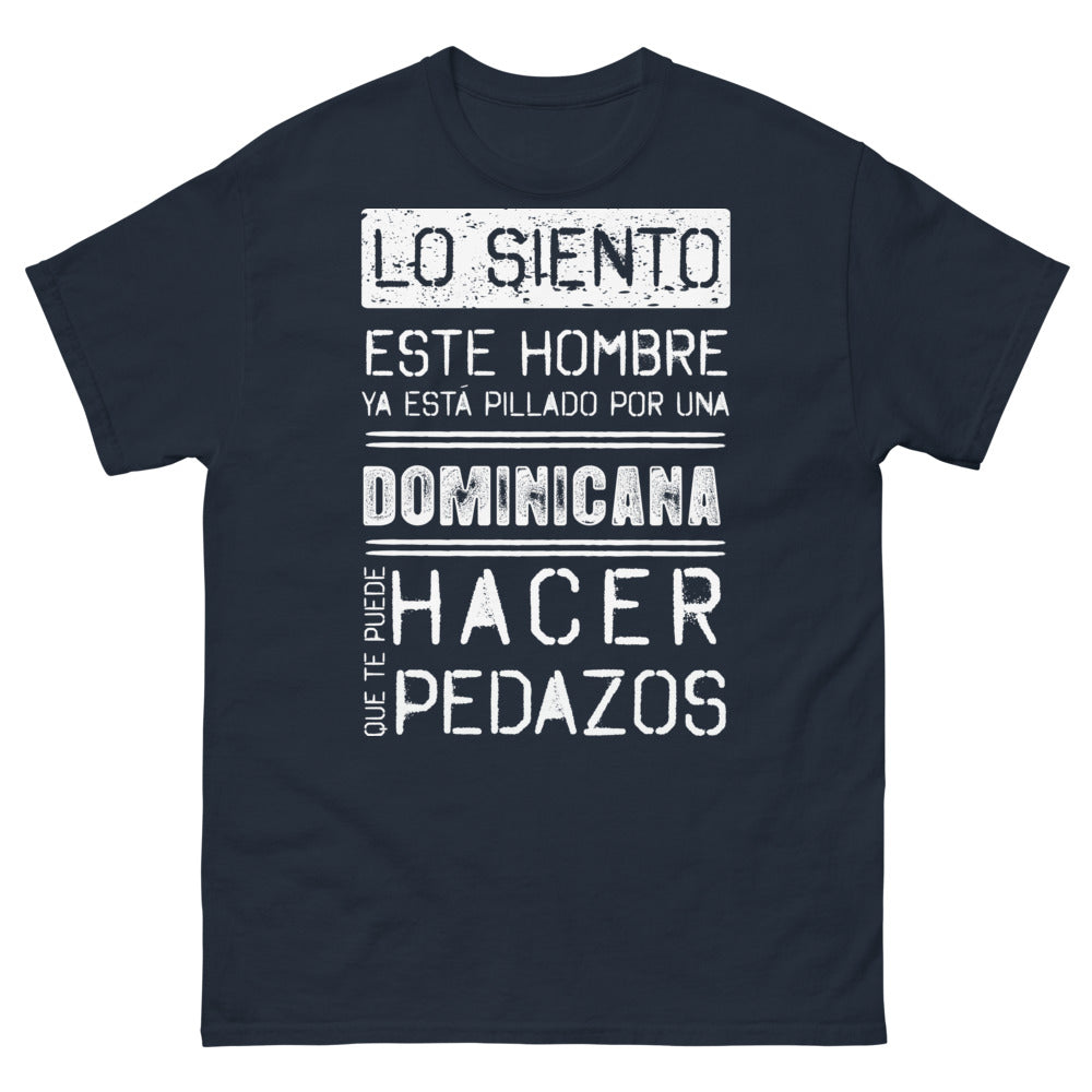 T-shirt Dominicain marine - esprit indomptable