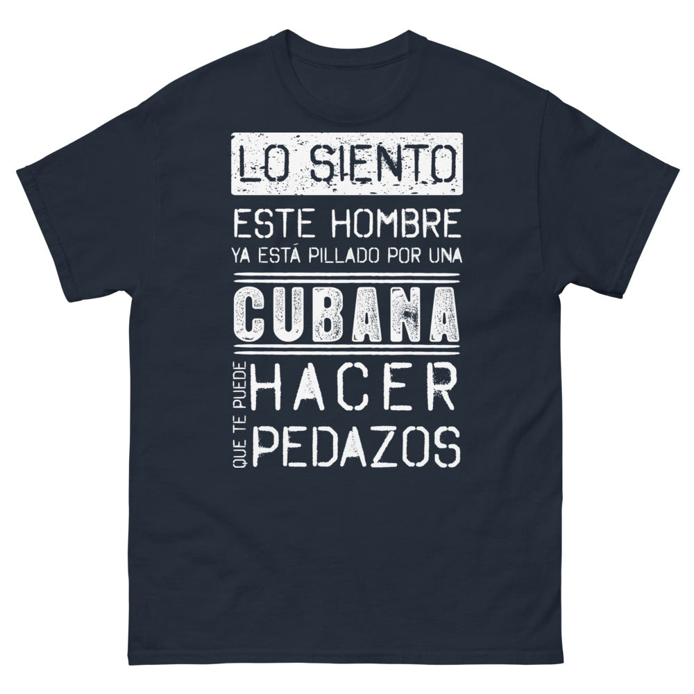 T-shirt cubanas marine - hommage caribéen et fierté