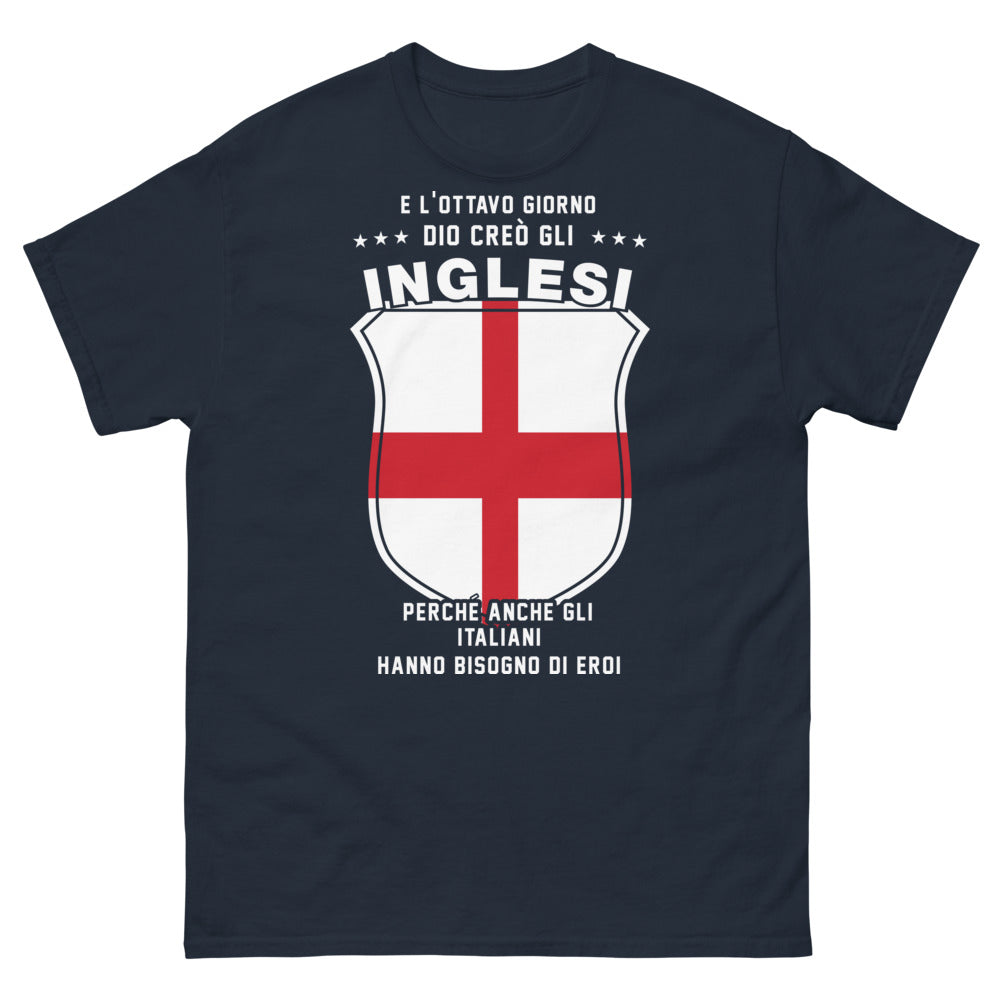 T-Shirt Gli Inglesi blu - e l'ottavo giorno