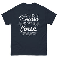 Thumbnail for T-shirt Corse marine - Les Princesses naissent en Corse