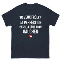 Thumbnail for T-shirt Gaucher marine - frôle la perfection avec humour