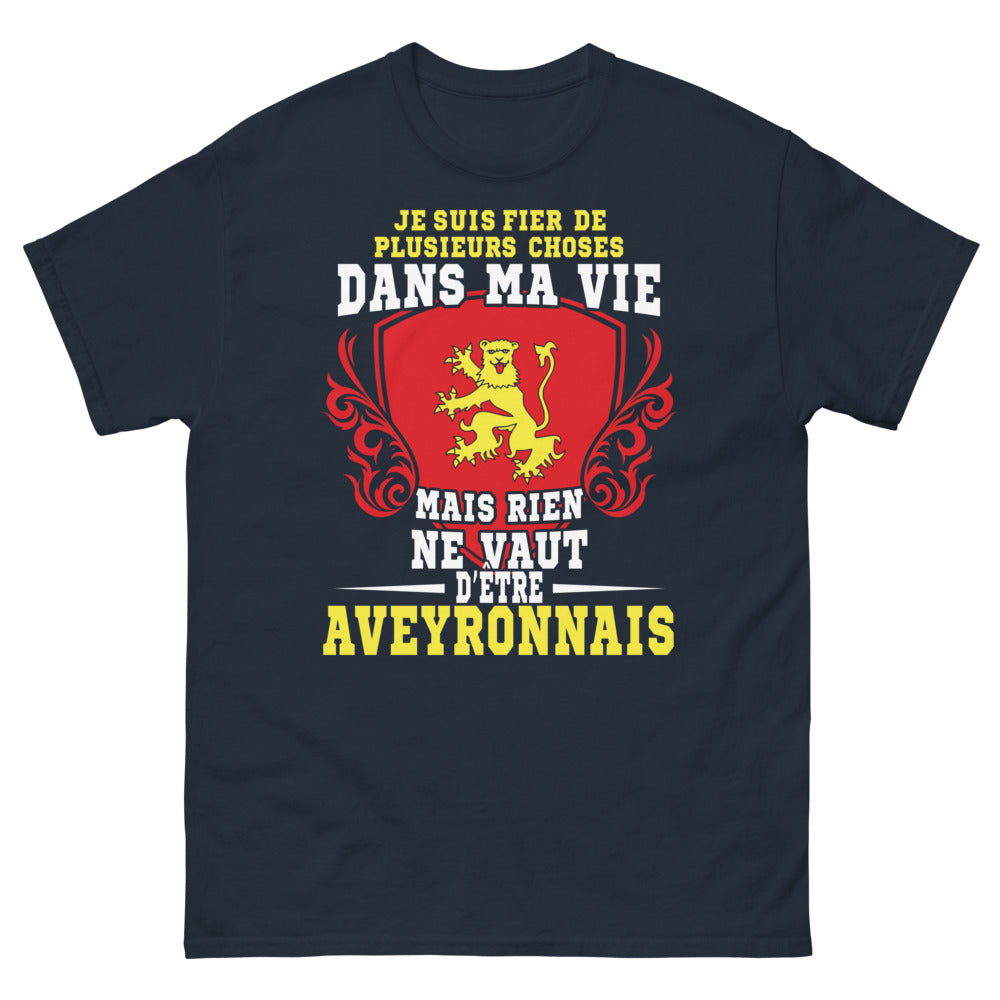 T-shirt Aveyron marine - Fier d'être AVEYronnais