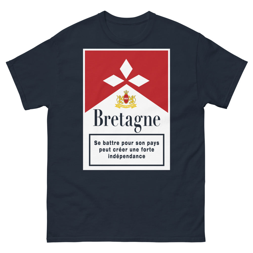 T-shirt Bretagne marine - Fier d'autonomie