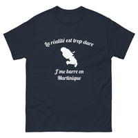 Thumbnail for T-shirt Martinique marine - Je m'en vais