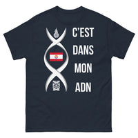 Thumbnail for T-shirt ADN Français marine - C'est dans mon ADN - Français et Fier