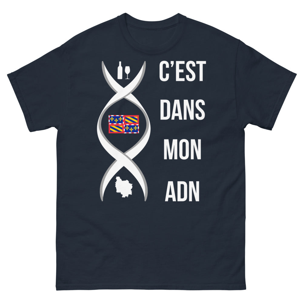 T-shirt ADN breton marine - fier de mes origines