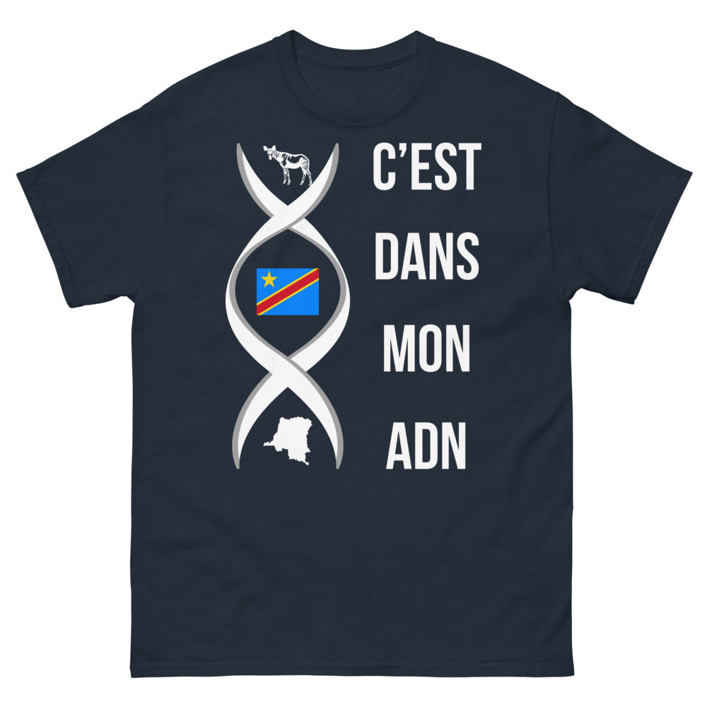 T-shirt Bretagne marine - ADN breton, humour et fierté