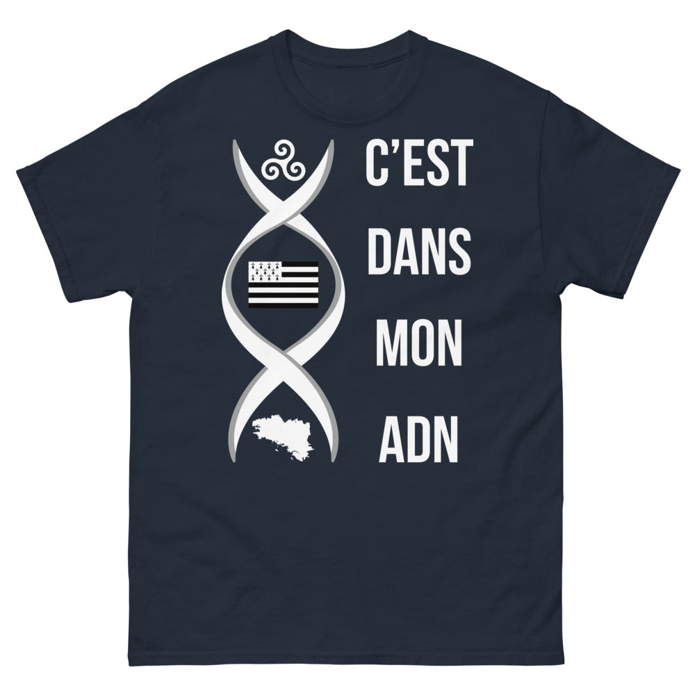 T-shirt Passion Française marine - C'est dans mon ADN