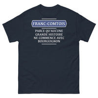Thumbnail for T-shirt Franc-Comtois marine - bourguignon clin d'œil