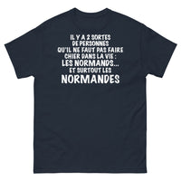 Thumbnail for T-shirt Normand marine - deux sortes de personnes à ne pas faire chier