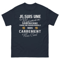 Thumbnail for T-shirt maman arménienne marine - maman arménienne plus cool