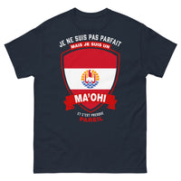 Thumbnail for T-shirt Maohi marine - je ne suis pas parfait mais noble
