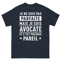 Thumbnail for T-shirt Avocate marine - pas parfaite mais presque