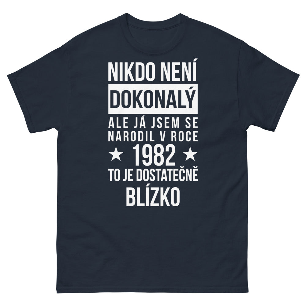 T-shirt Année 1982 marine - L'année 1982, assez proche de la perfection