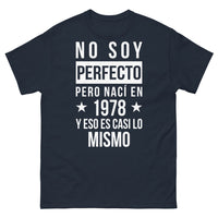 Thumbnail for T-shirt Nostalgie années 70 marine - né en 1978, presque parfait