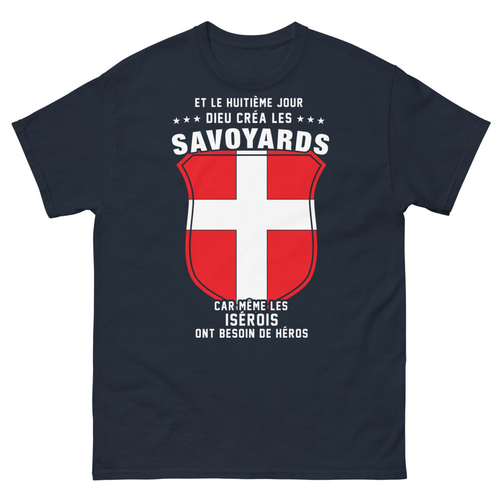 T-shirt Savoyard Isérois noir dos - Et le huitième jour