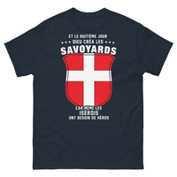 Thumbnail for T-shirt Savoyard Isérois noir dos - Et le huitième jour