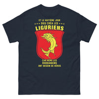 Thumbnail for T-shirt Ligurien bleu marine - hommage héroïque