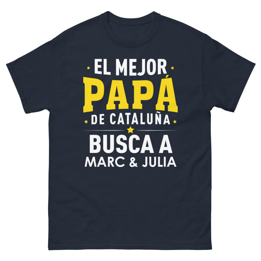 T-shirt Cataluña marine - El Mejor Papá busca a Marc Julia