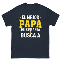 Thumbnail for T-shirt Roumanie marine - El Mejor Papá de Rumania