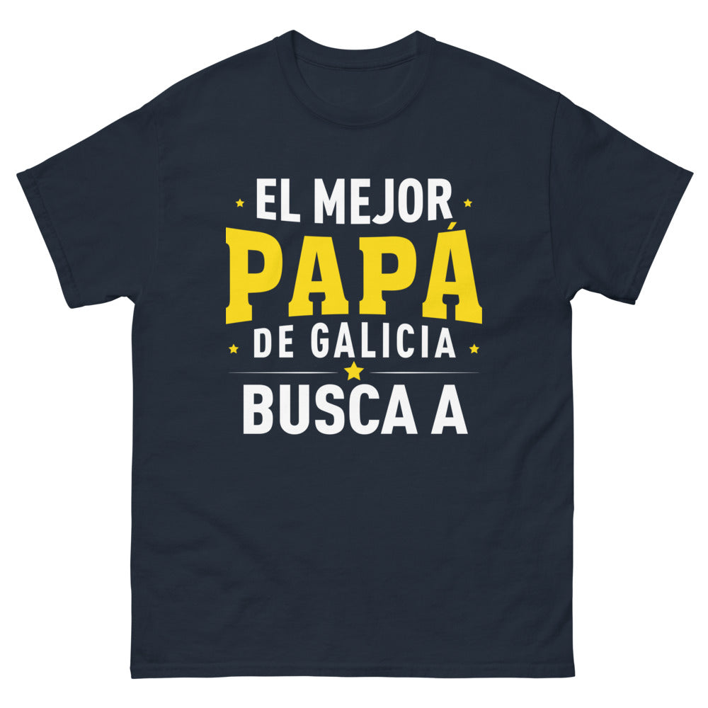 T-shirt Galicia marine - Mejor Papá de Galicia