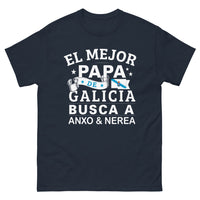 Thumbnail for T-shirt Galice marine - Le meilleur papa de Galice