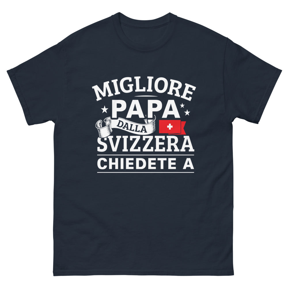 T-shirt Migliore Papà dalla Svizzera