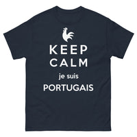 Thumbnail for T-shirt portugais marine - Keep Calm Je suis Portugais