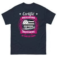 Thumbnail for T-shirt Bretonne marine - Meilleure maman bretonne