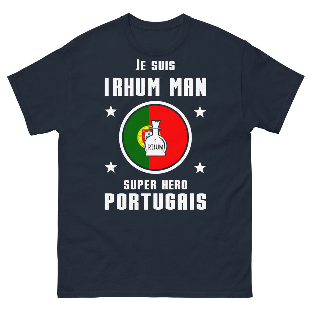 T-shirt Portugais marine - Je suis I Rhum Man