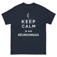 Thumbnail for T-shirt Réunionnais marine - Keep Calm Je suis Réunionnais