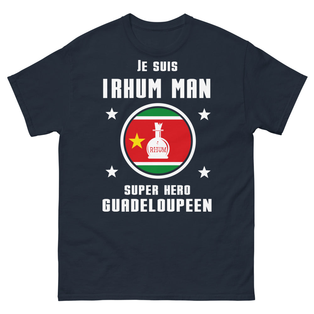T-shirt Guadeloupe marine - Je suis I-rhum Man