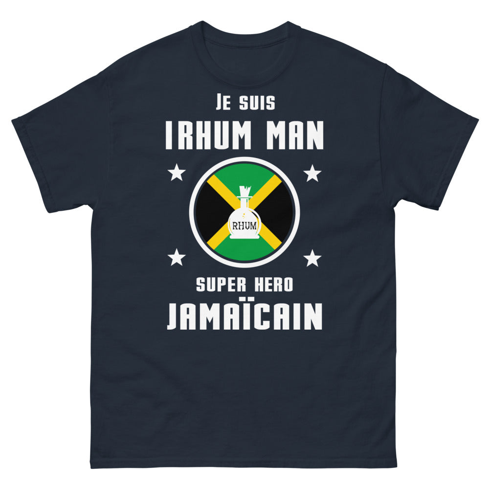 T-shirt Jamaïque marine face - Je suis Rhum Man