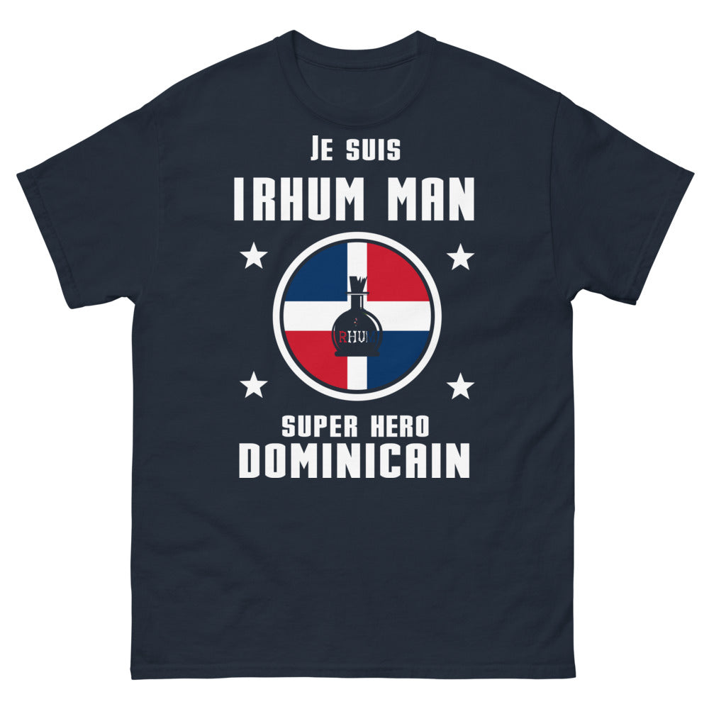 T-shirt Dominicain rhum marine - Je suis Rhum Man