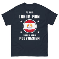 Thumbnail for T-shirt Polynésien marine - Je suis Rhum Man