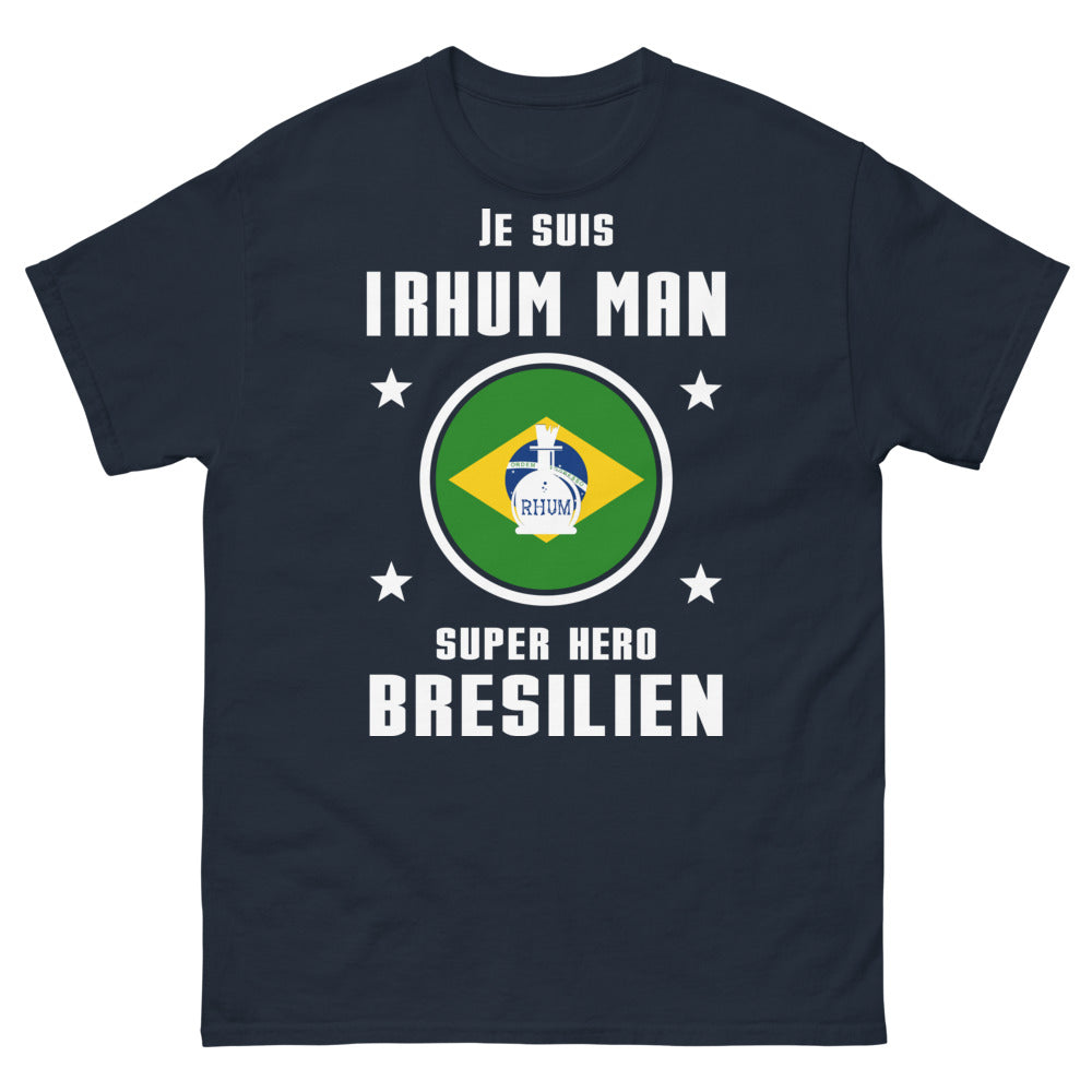 T-shirt Brésil marine - Je Suis Rhum Man