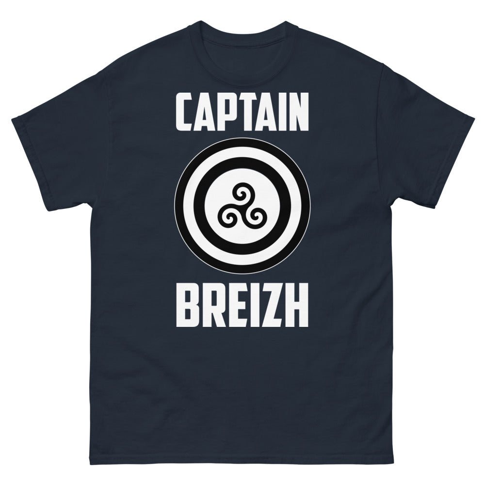 T-shirt Breizh marine - capitaine Breizh sombre