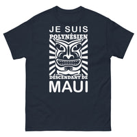 Thumbnail for T-shirt Polynésien Maui marine - descendant de Maui