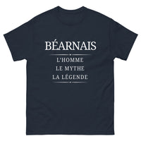 Thumbnail for T-shirt Béarnais bleu marine - Béarnais : l'homme, le mythe, la légende