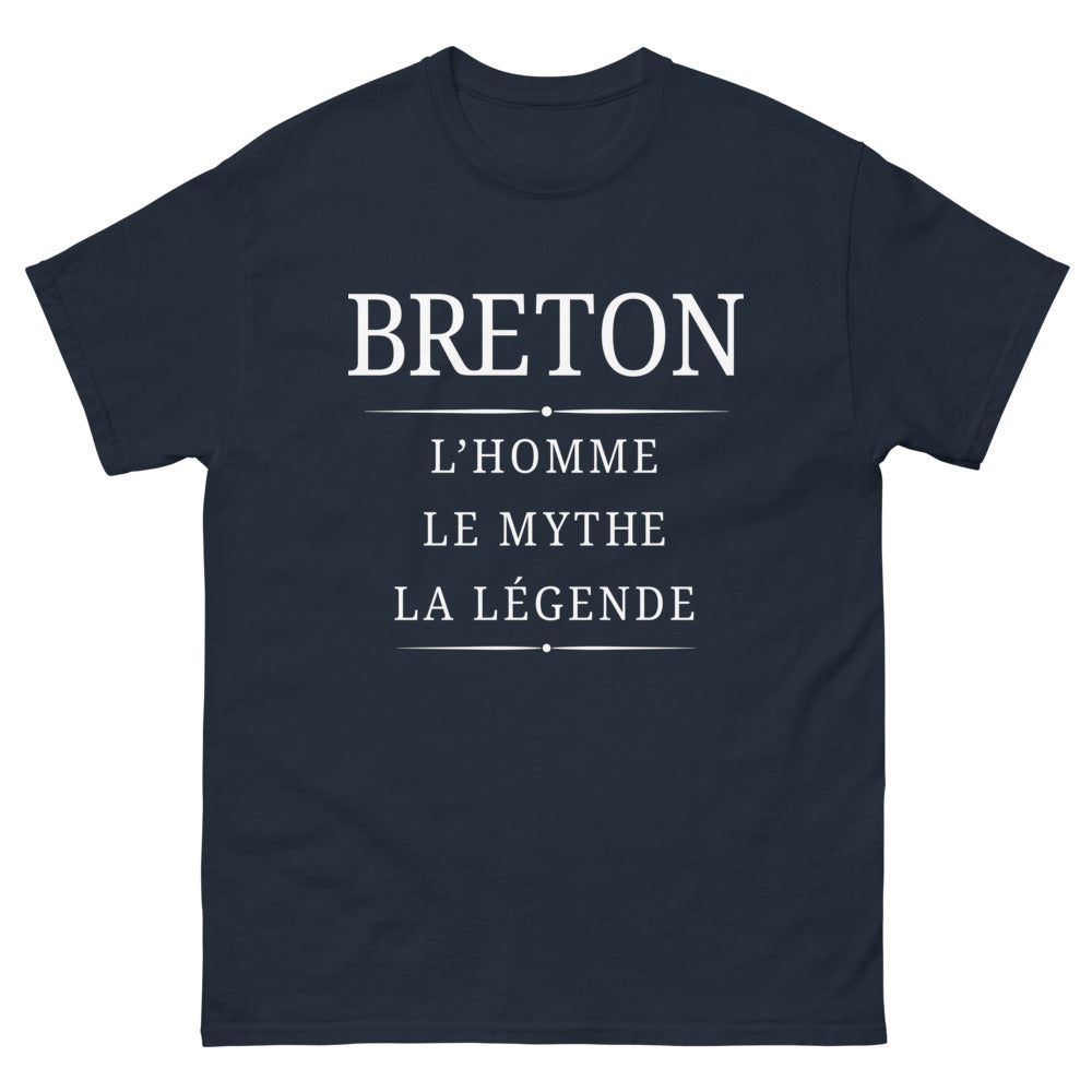 T-shirt Breton marine - l'homme, le mythe, la légende