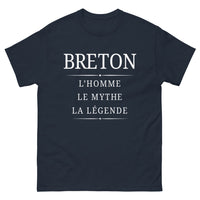 Thumbnail for T-shirt Breton marine - l'homme, le mythe, la légende