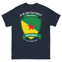 Thumbnail for T-shirt Guyanais marine - Je ne suis pas parfait mais je suis Guyanais