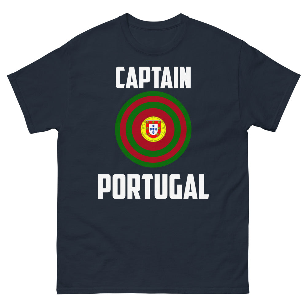 T-shirt Portugal Heritage bleu marine - humour et fierté