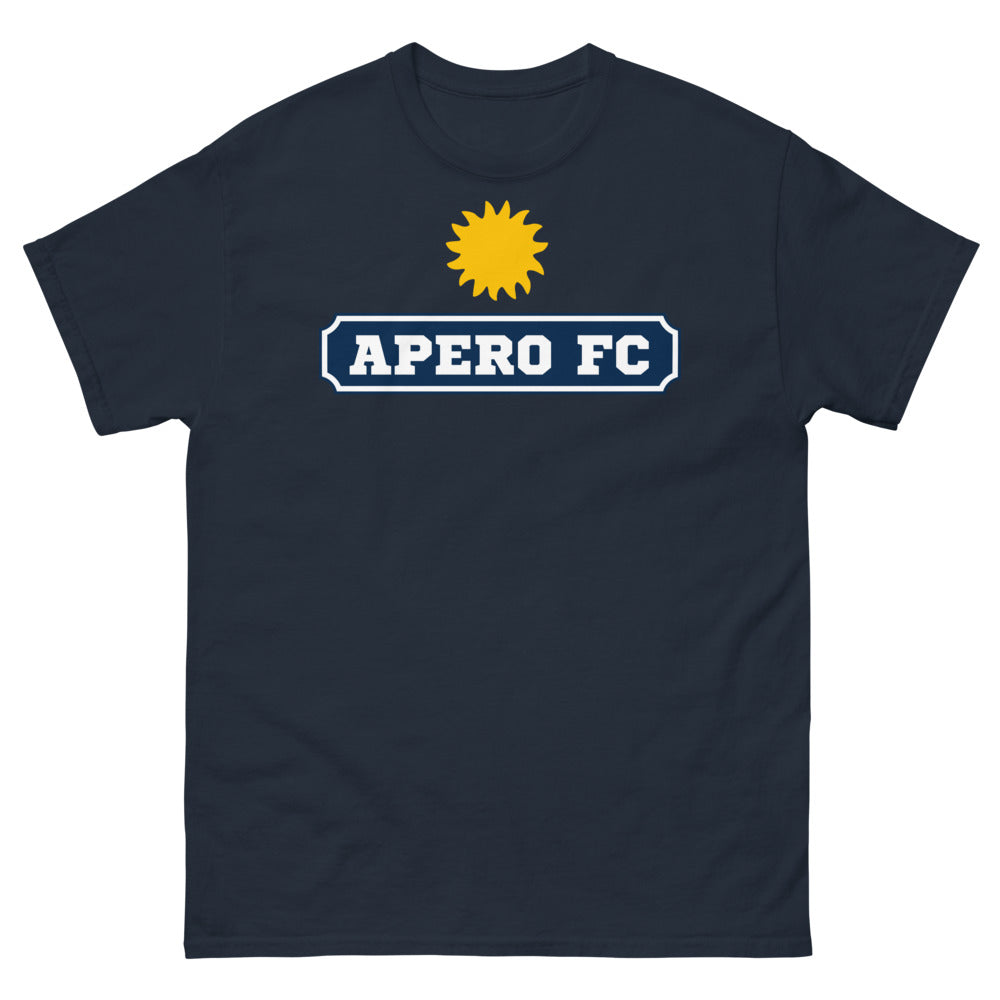 T-shirt Apéro-FC marine - apéro football entre amis